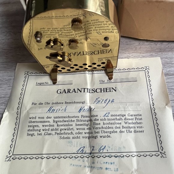 EUROPA MUSIC ALARM GOLDTONE - Picture 3 of 5